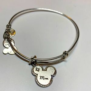 2/$20 Alex and Ani Disney Mickey Mouse Mom with stone silver tone bracelet